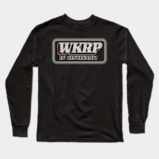 Vintage WKRP Rainbow Border Long Sleeve T-Shirt